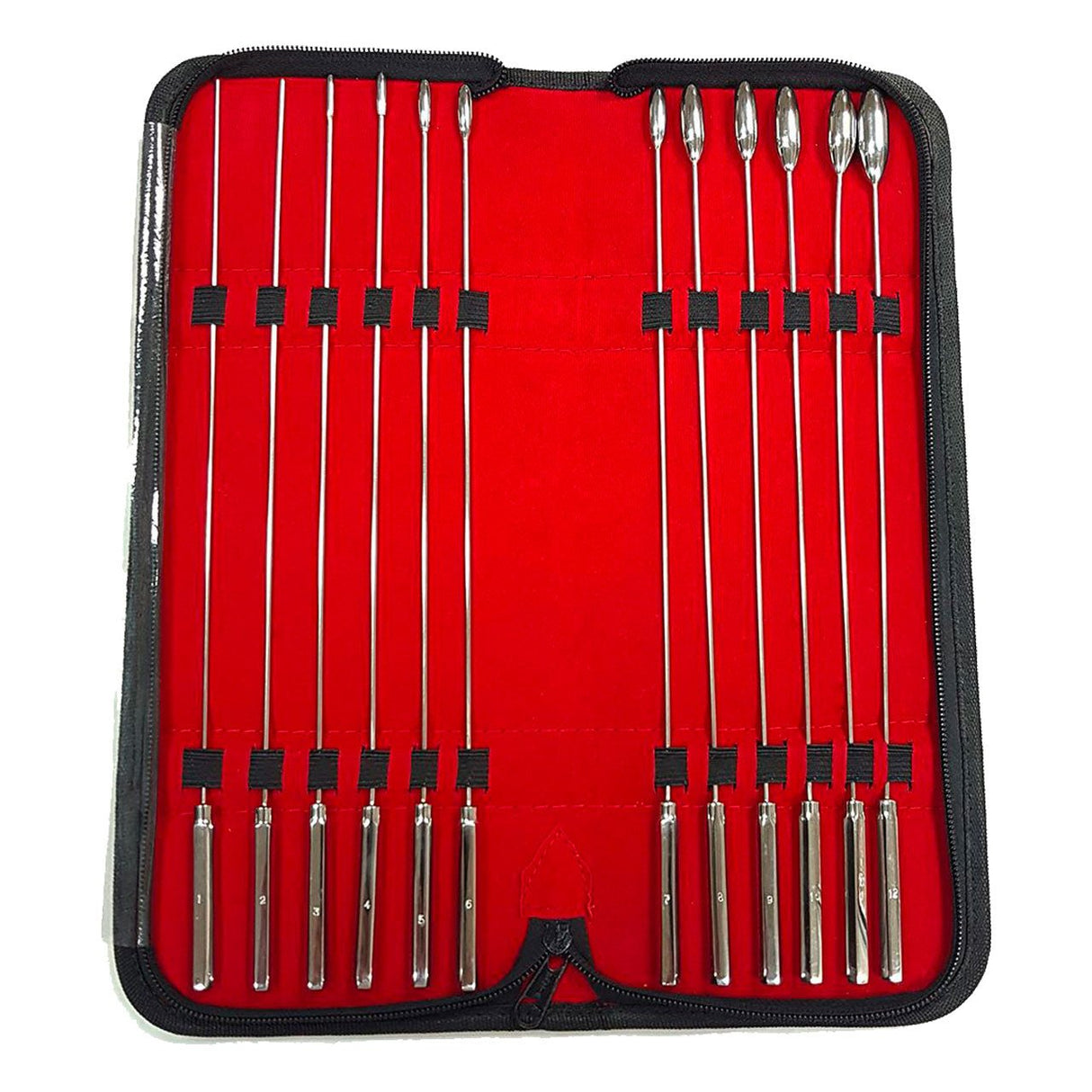 Buy Stainless Steel 12 Piece Rosebud Dilator Set – Naughtyhut NZ sex toys online. Discreet delivery & top brands.