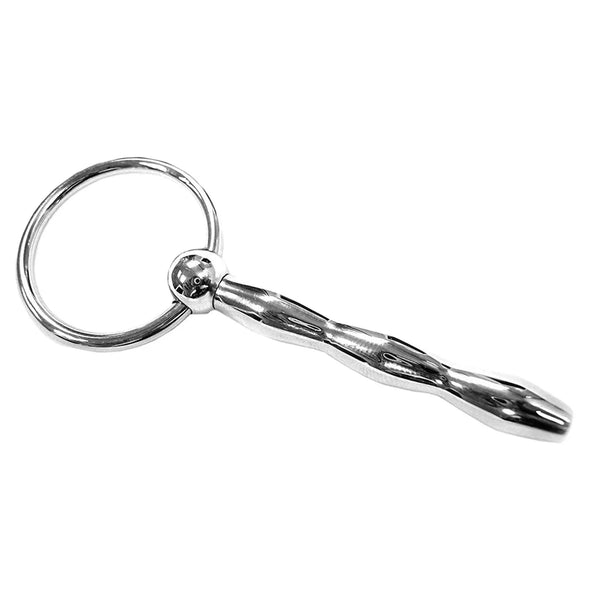Rouge Stainless Steel Hollow Ribbed Urethral Probe