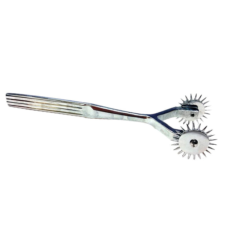 Stainless Steel Two Prong Pinwheel – Sex toys NZ by Naughtyhut. Discreet delivery nationwide.