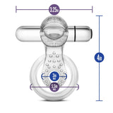 Buy Stay Hard 10 - Function Vibrating Tongue Ring - Clear Vibrating Cock & Ball Ring – Naughtyhut NZ sex toys online. Discreet delivery & top brands.