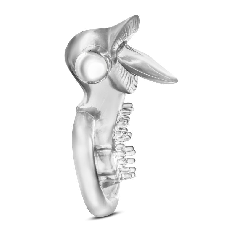 Buy Stay Hard 10 - Function Vibrating Tongue Ring - Clear Vibrating Cock & Ball Ring – Naughtyhut NZ sex toys online. Discreet delivery & top brands.