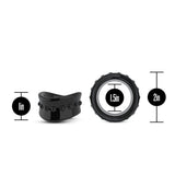 Buy Stay Hard Beef Ball Stretcher - Black 3.8 cm Ball Stretcher Ring – Naughtyhut NZ sex toys online. Discreet delivery & top brands.