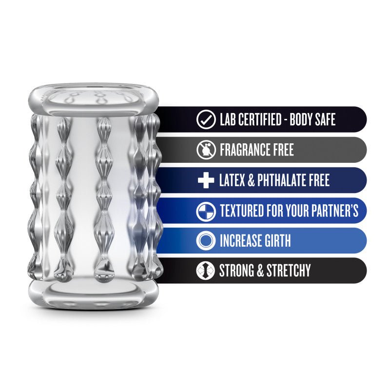 Buy Stay Hard Cock Sleeve 04 - Clear Penis Sleeve – Naughtyhut NZ sex toys online. Discreet delivery & top brands.