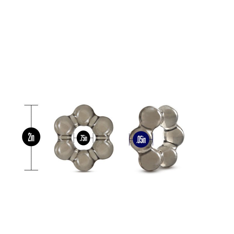 Buy Stay Hard Thick Bead Cock Ring - Black Cock Ring – Naughtyhut NZ sex toys online. Discreet delivery & top brands.