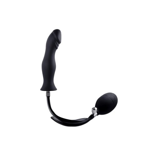 Strafe Silicone Inflatable Butt Plug Black – Sex toys NZ by Naughtyhut. Discreet delivery nationwide.