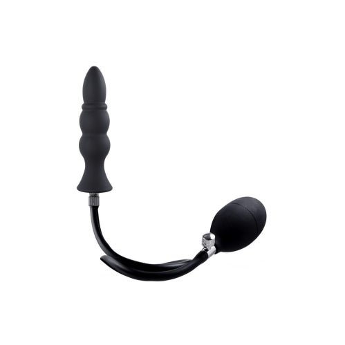 Strafe Silicone Inflatable Butt Plug Black – Sex toys NZ by Naughtyhut. Discreet delivery nationwide.