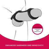 Buy Strap The Balls - Black Cock Strap with Ball Stretcher – Naughtyhut NZ sex toys online. Discreet delivery & top brands.