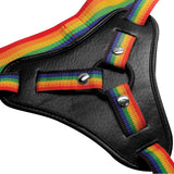 Buy Strap - U Take the Rainbow - Rainbow Universal Strap - On Harness (No Probe Included) – Naughtyhut NZ sex toys online. Discreet delivery & top brands.