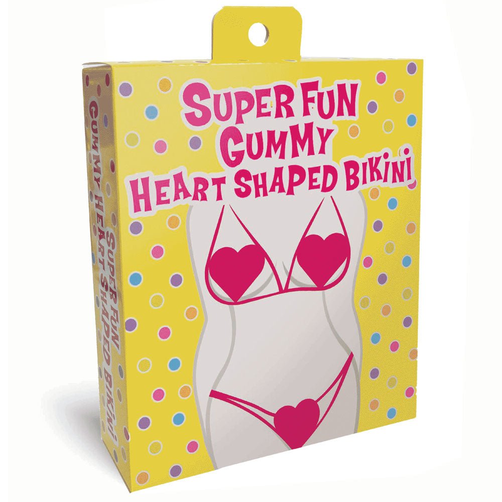 Buy Super Fun Gummy Heart Shaped Bikini - Novelty Edible Underwear – Naughtyhut NZ sex toys online. Discreet delivery & top brands.