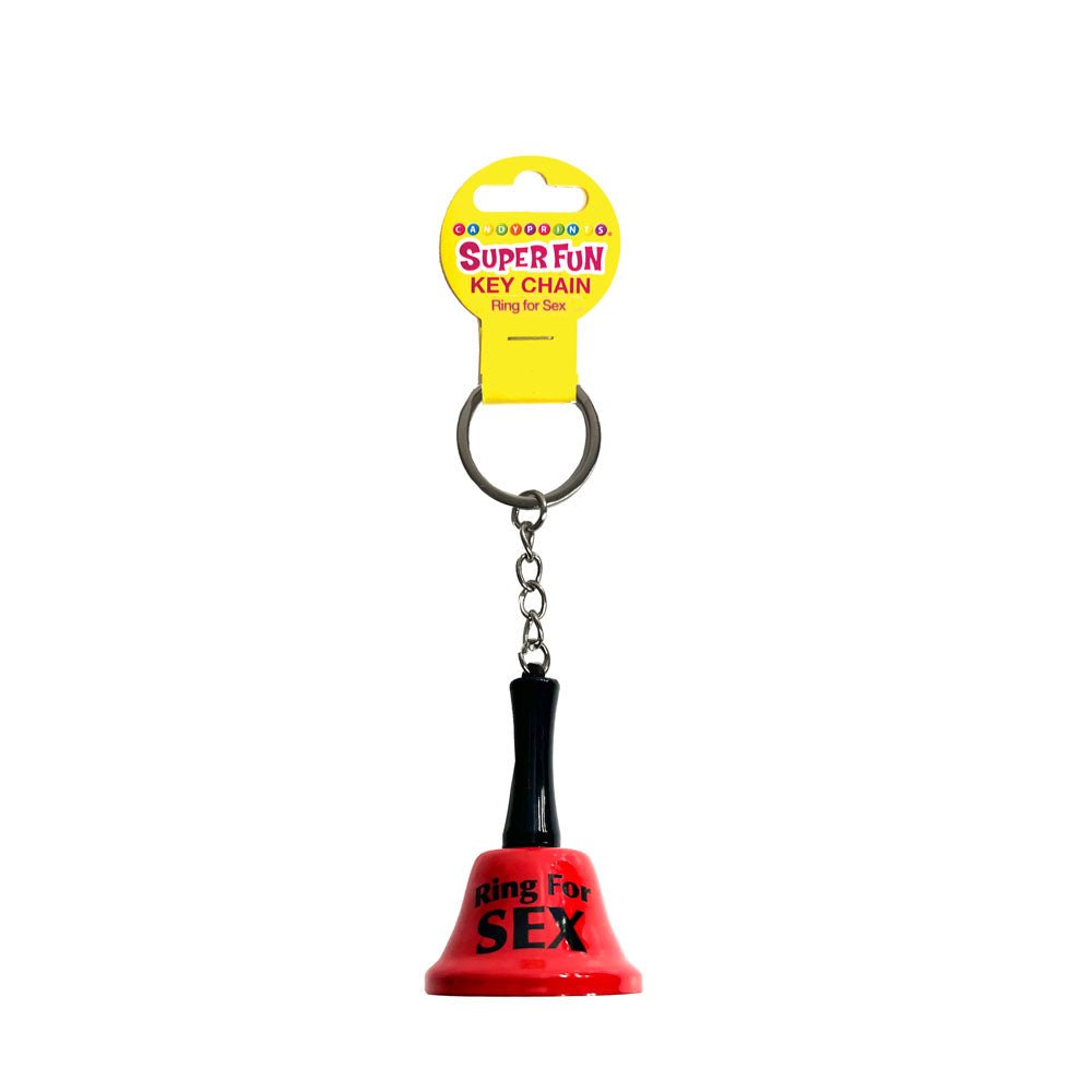 Buy Super Fun Key Chain - Ring For Sex - Novelty Bell Keychain – Naughtyhut NZ sex toys online. Discreet delivery & top brands.