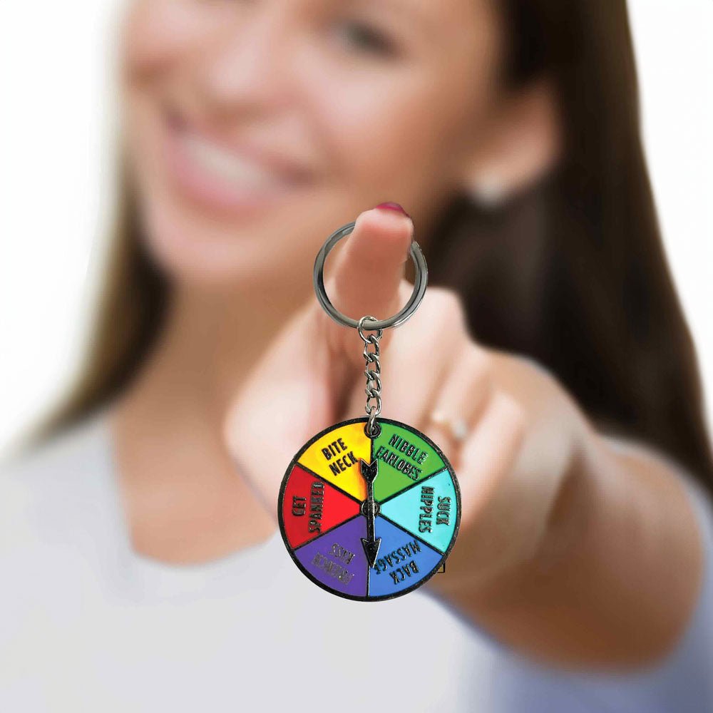 Super Fun Key Chain - Sex Spinner - Naughty Spinner Novelty Keychain – Sex toys NZ by Naughtyhut. Discreet delivery nationwide.