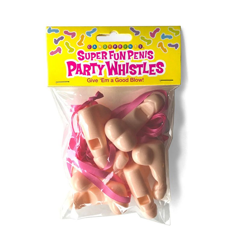 Buy Super Fun Penis Party Whistles - Hens Party Novelties - 8 Pack – Naughtyhut NZ sex toys online. Discreet delivery & top brands.