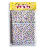 Buy Super Fun Penis Tissue Paper Sheets - Novelty Decoration Sheets - 6 Pack – Naughtyhut NZ sex toys online. Discreet delivery & top brands.