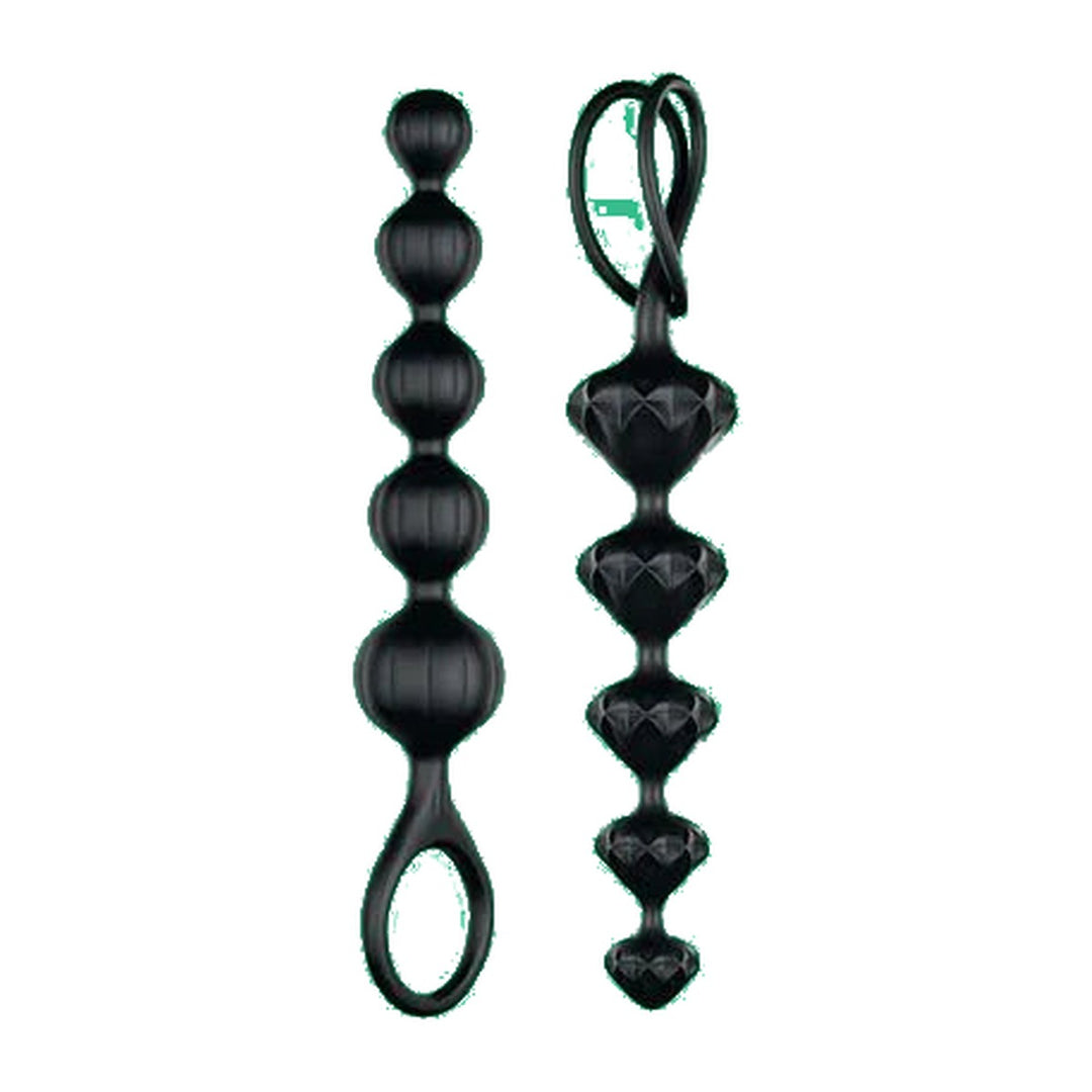 Satisfyer Love Beads in Black - product-only shot on white