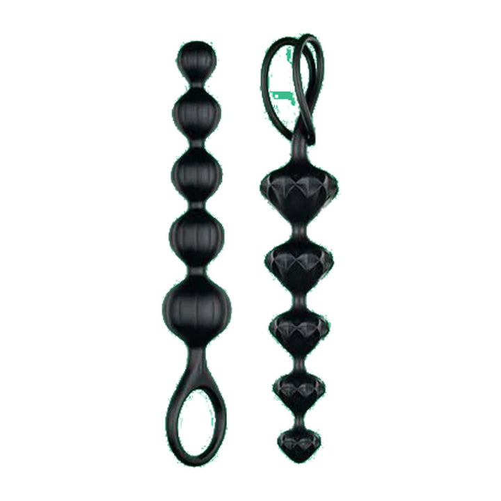 Satisfyer Love Beads in Black - product-only shot on white