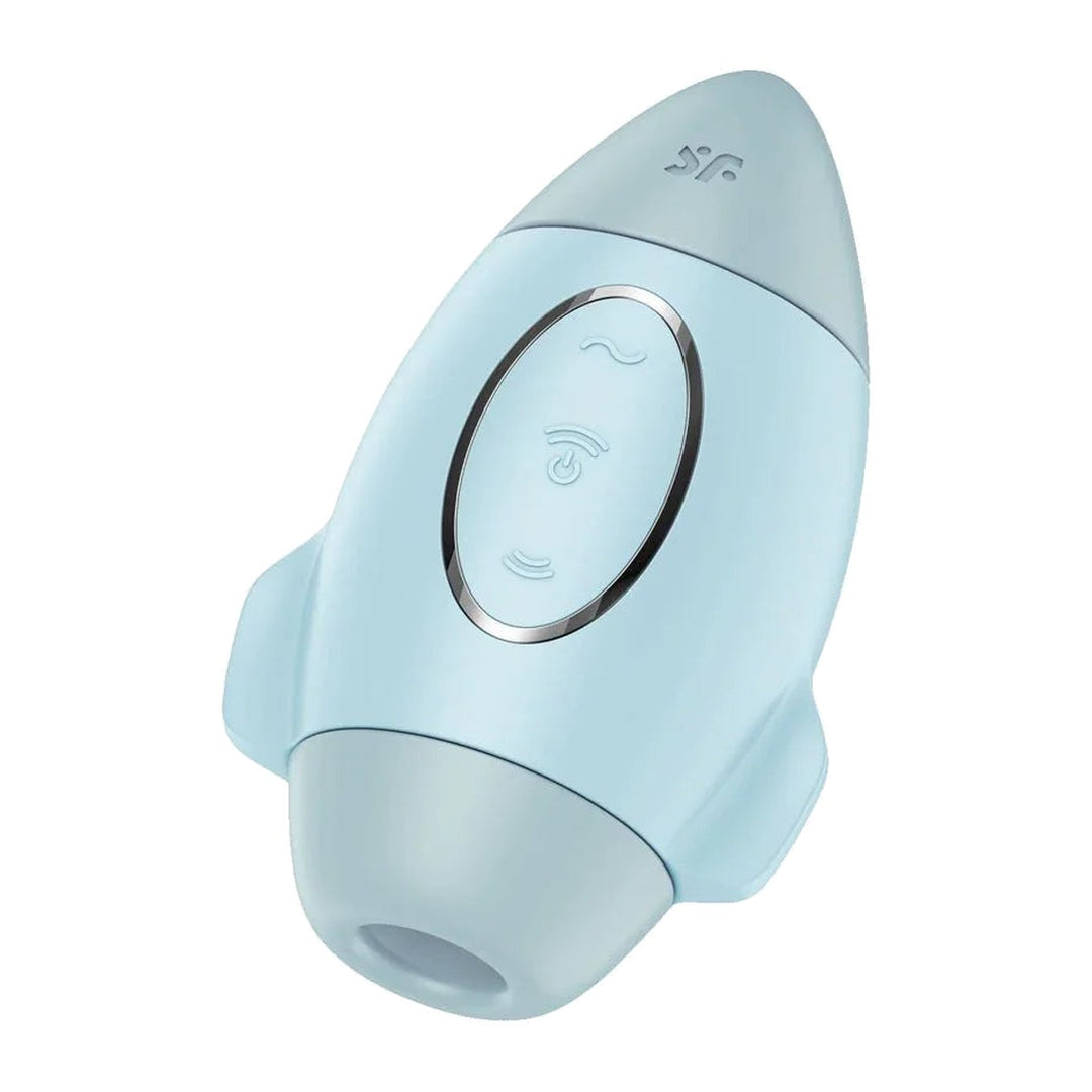 Satisfyer Mission Control in Light Blue - product-only shot on white