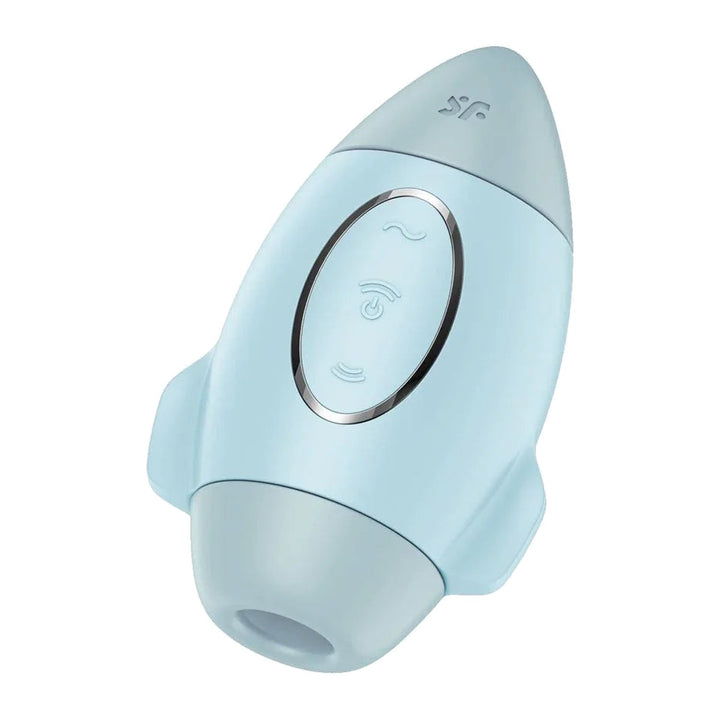 Satisfyer Mission Control in Light Blue - product-only shot on white