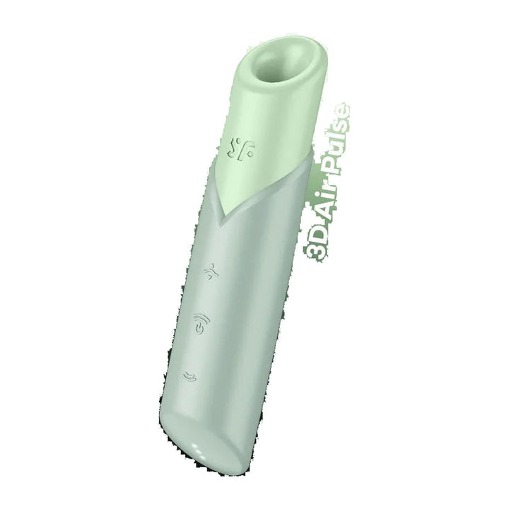 Satisfyer Naughty Kiss in Mint Green - product-only shot on white