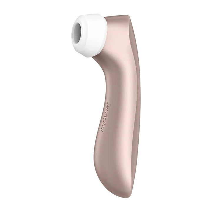 Satisfyer Pro 2+ in Rose Gold - product-only shot on white