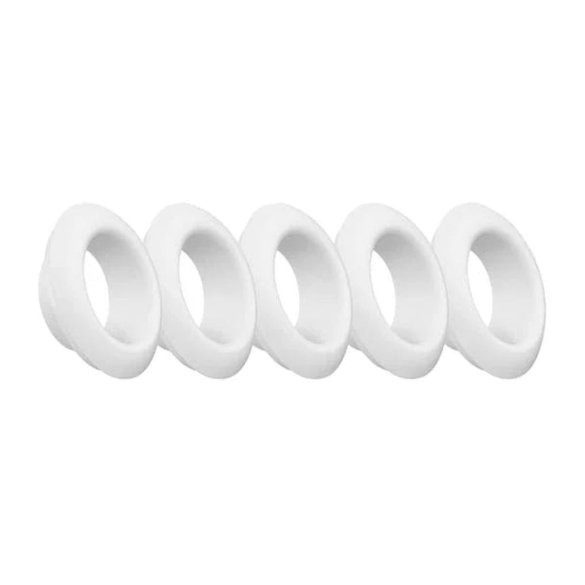 Satisfyer Pro Deluxe Climax Heads in White - product-only shot on white