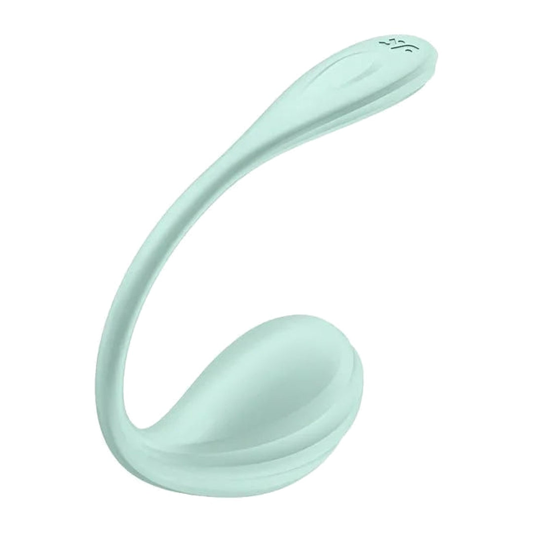 Satisfyer Smooth Petal in Mint - product-only shot on white