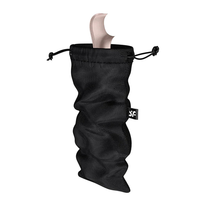 Satisfyer Treasure Bag Large in Black - product-only shot on white