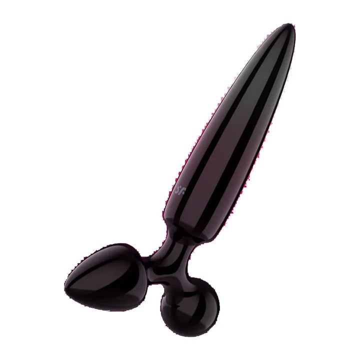 Satisfyer Triple Crystal 1 in Black - product-only shot on white