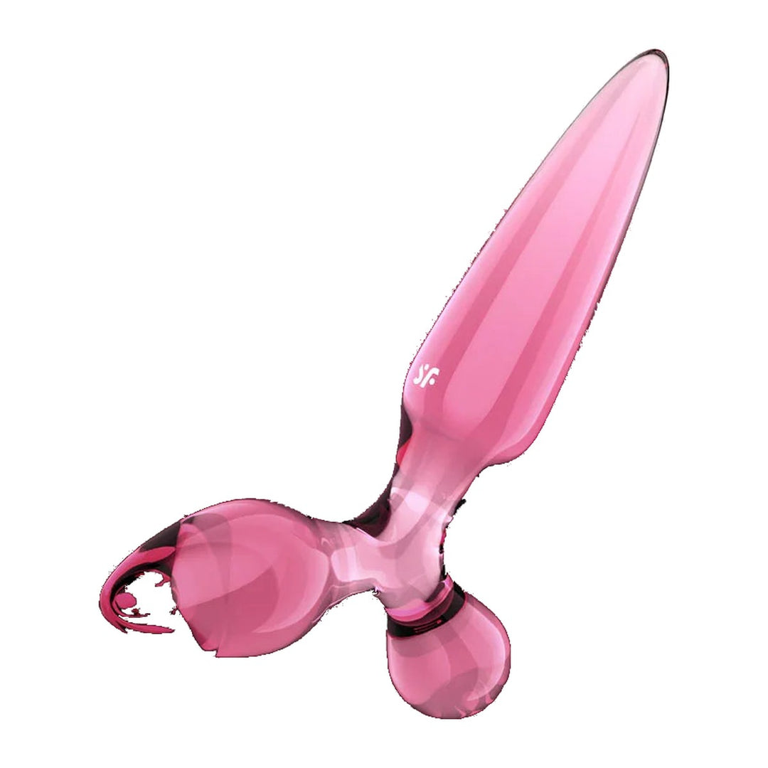 Satisfyer Triple Crystal 2 in Pink - product-only shot on white