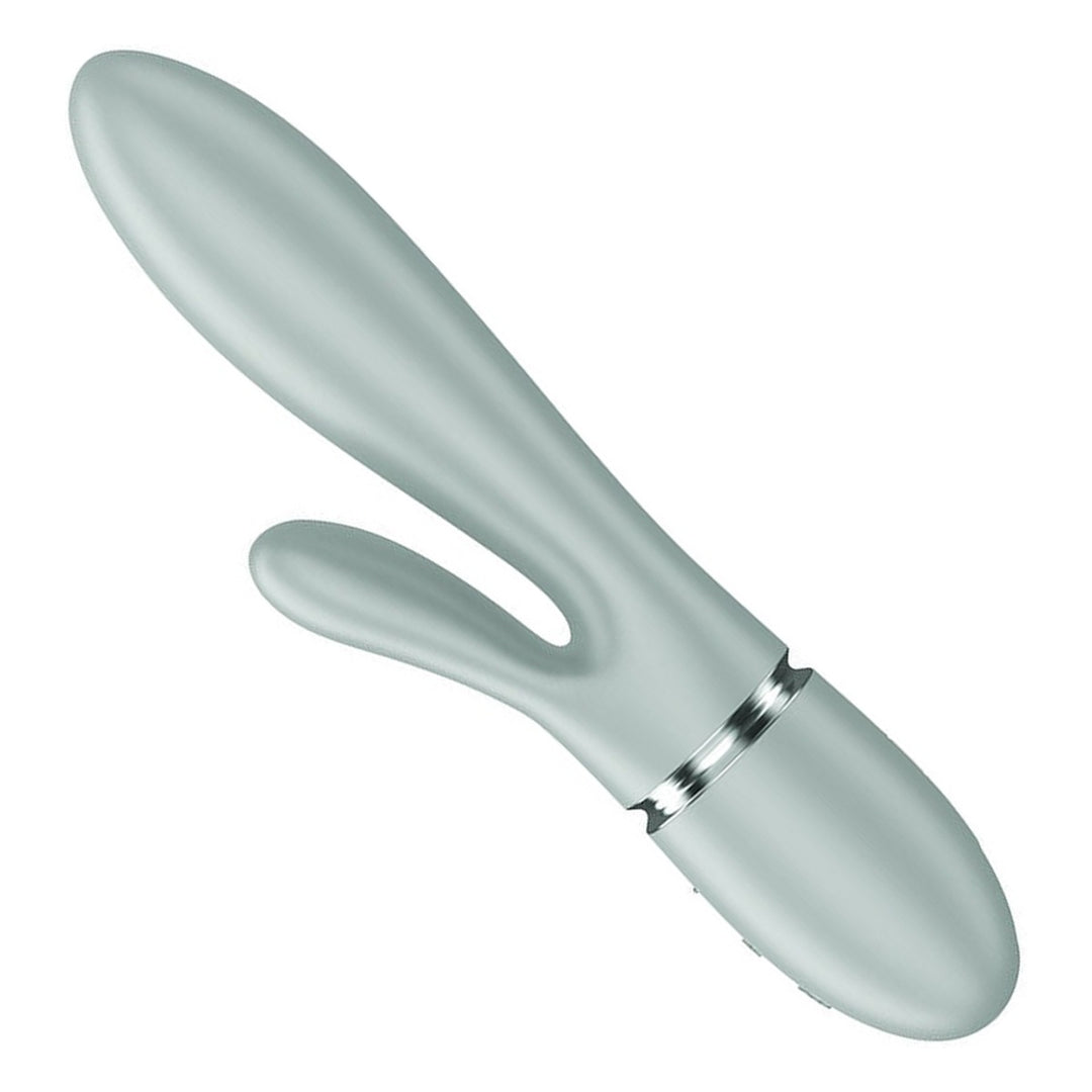 Satisfyer Pearl Bunny 2 in Green, product-only colour swatch on white