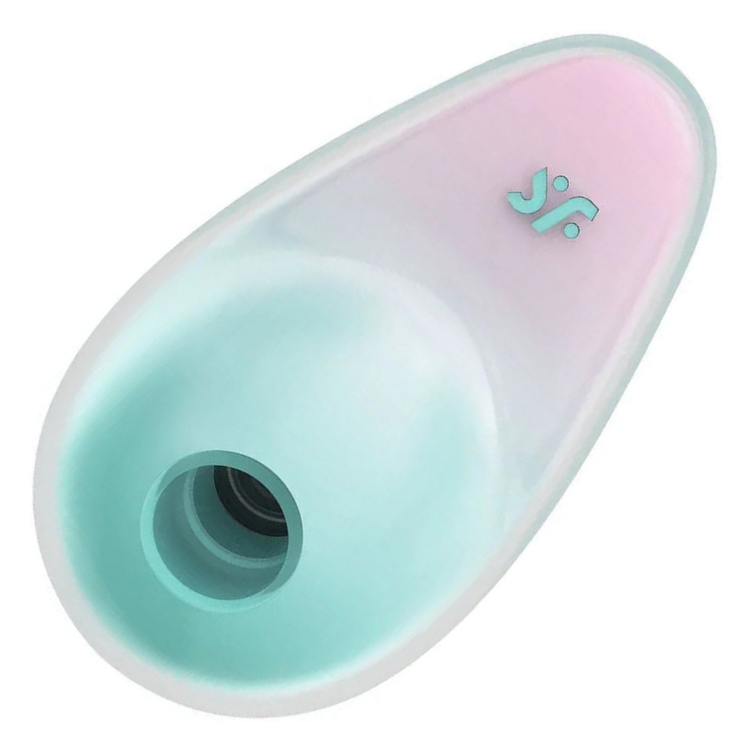 Satisfyer Pixie Dust in Mint/Pink, product-only colour swatch on white