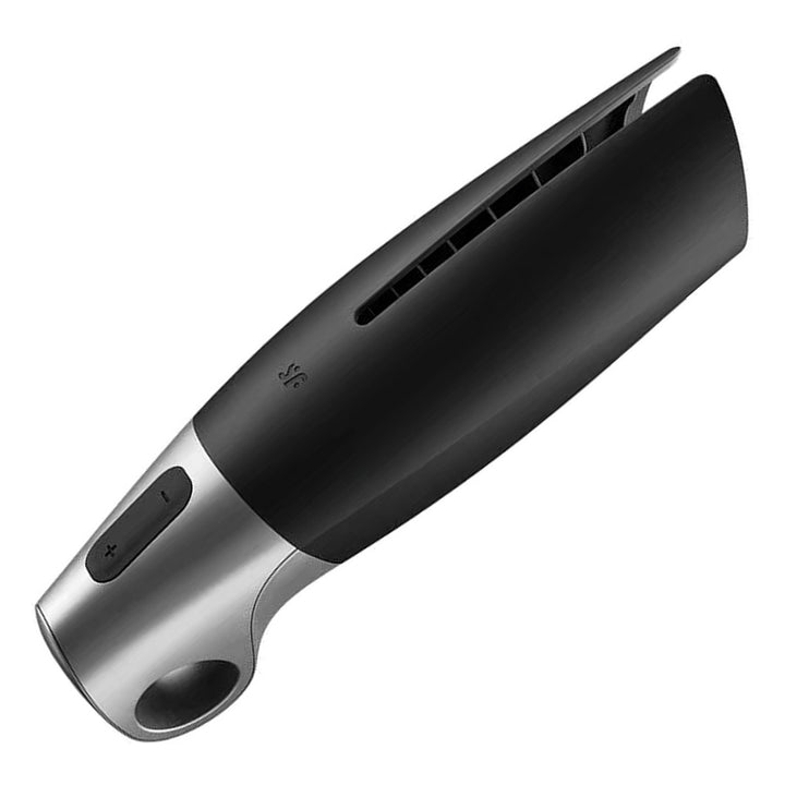 Satisfyer Power Masturbator in Black, product-only colour swatch on white