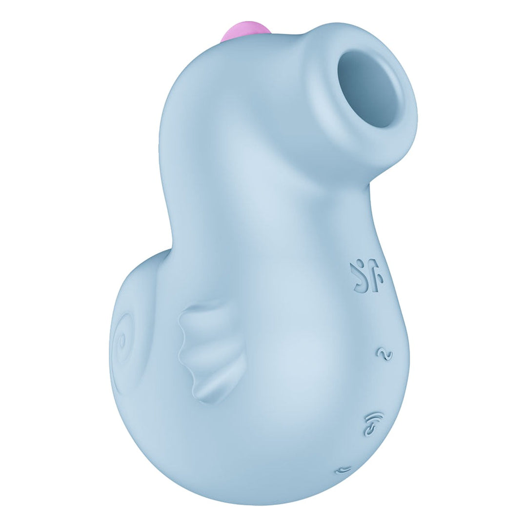 Satisfyer Sea Pony in Baby Blue, product-only colour swatch on white
