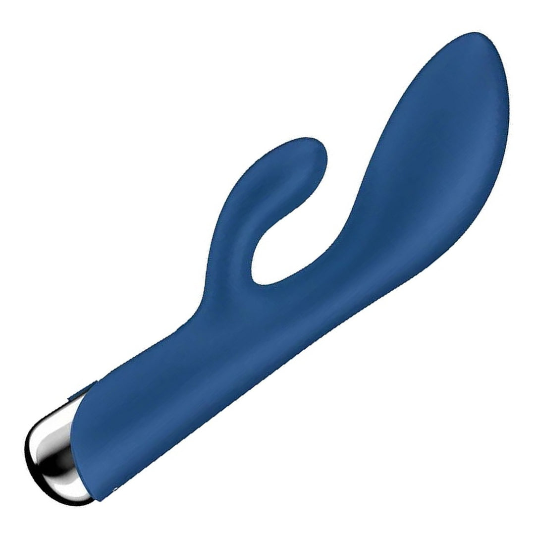 Satisfyer Spinning Rabbit 1 in Blue, product-only colour swatch on white