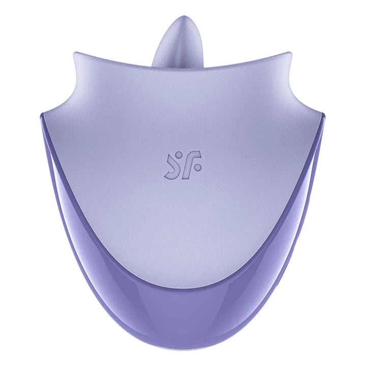 Satisfyer Tongue Dancer in Purple, product-only colour swatch on white