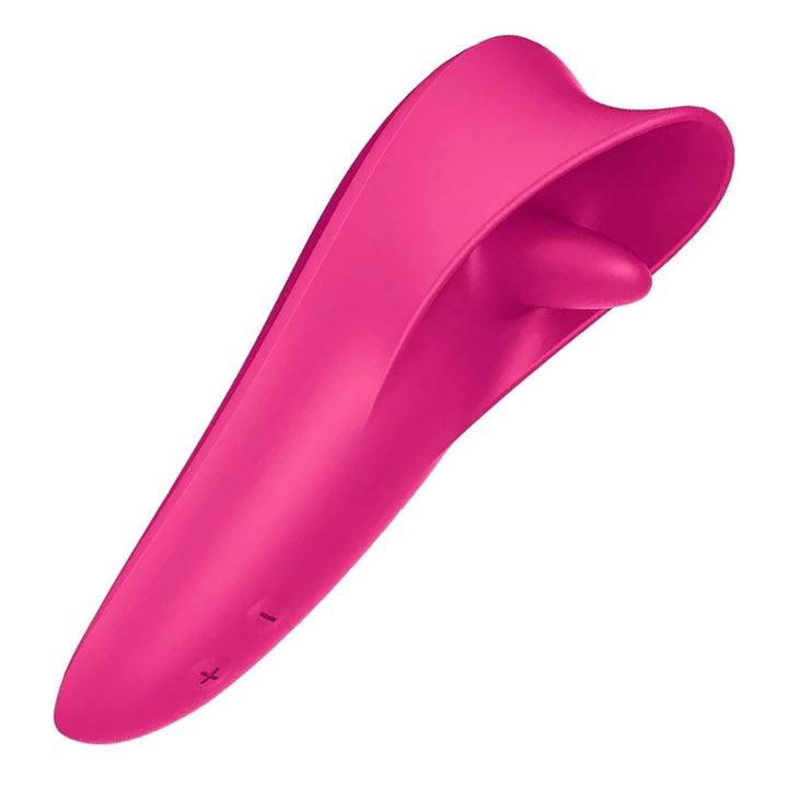 Satisfyer Tongue Master in Pink, product-only colour swatch on white