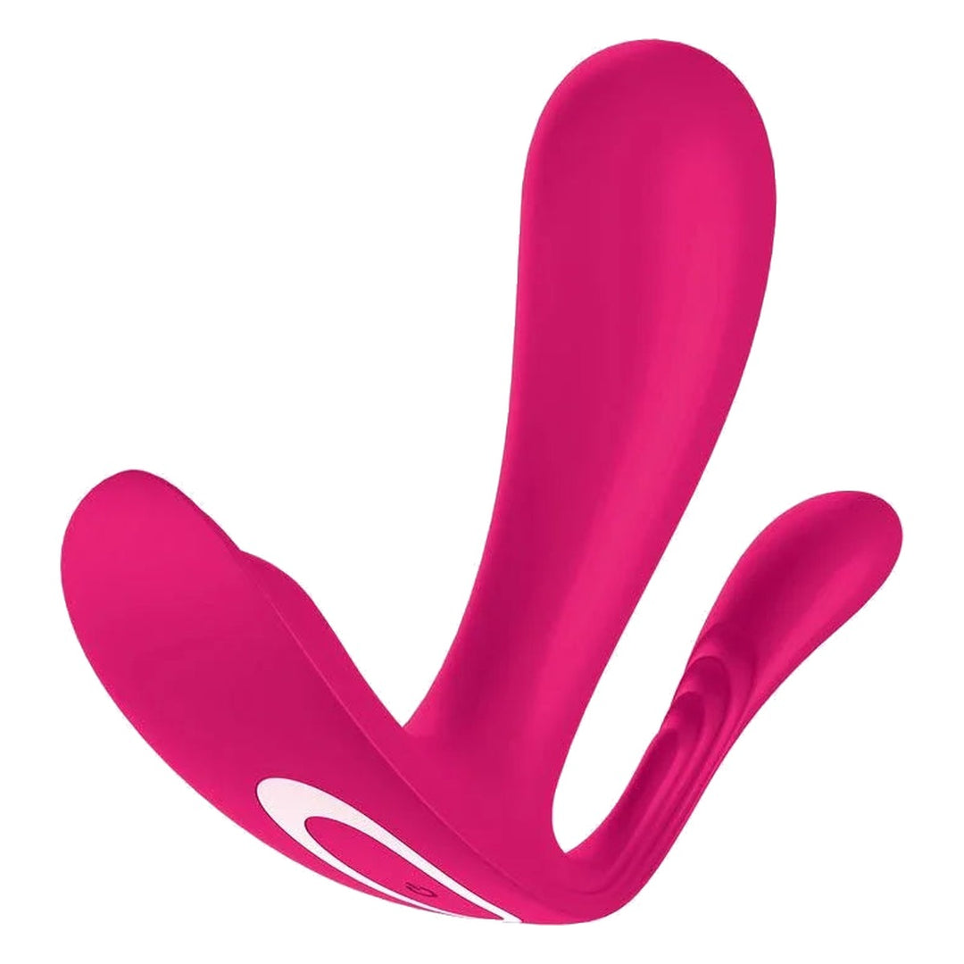 Satisfyer Top Secret+ Pink in Pink, product-only colour swatch on white