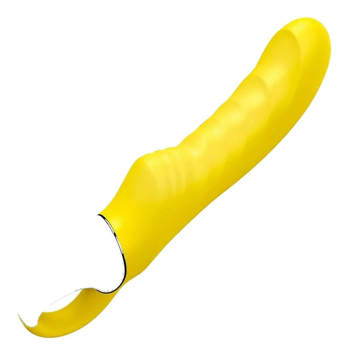 Satisfyer Vibes Yummy Sunshine in Yellow, product-only colour swatch on white