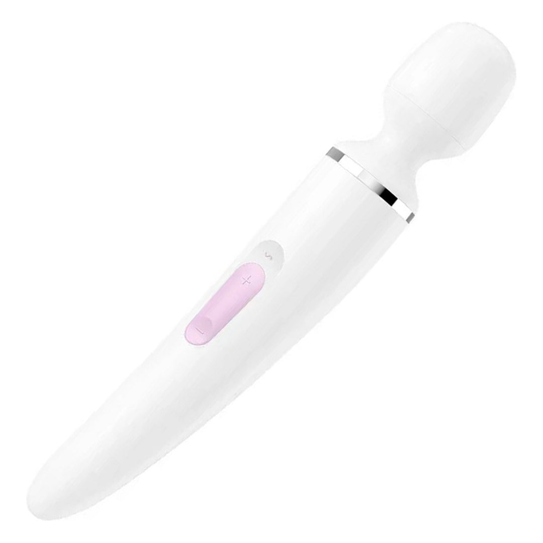 Satisfyer Wand-er Woman in White, product-only colour swatch on white