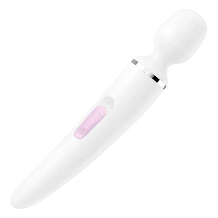Satisfyer Wand-er Woman in White, product-only colour swatch on white
