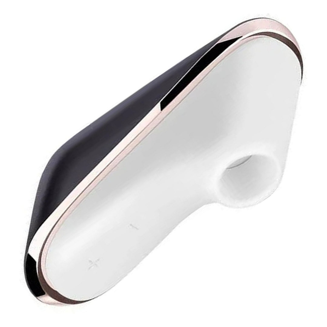 Satisfyer Pro Traveller in White/Black, product-only colour swatch on white