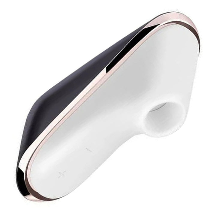 Satisfyer Pro Traveller in White/Black, product-only colour swatch on white