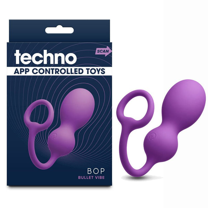 Techno - Bop - Purple USB Rechargeable Vibrating Kegel Exerciser with App Contol – Sex toys NZ by Naughtyhut. Discreet delivery nationwide.