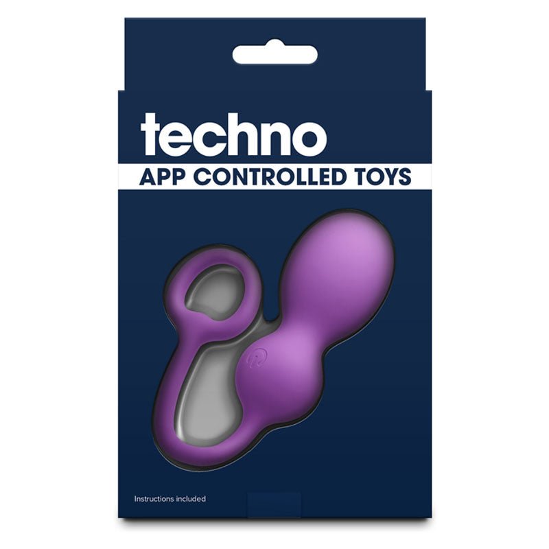 Techno - Bop - Purple USB Rechargeable Vibrating Kegel Exerciser with App Contol – Sex toys NZ by Naughtyhut. Discreet delivery nationwide.