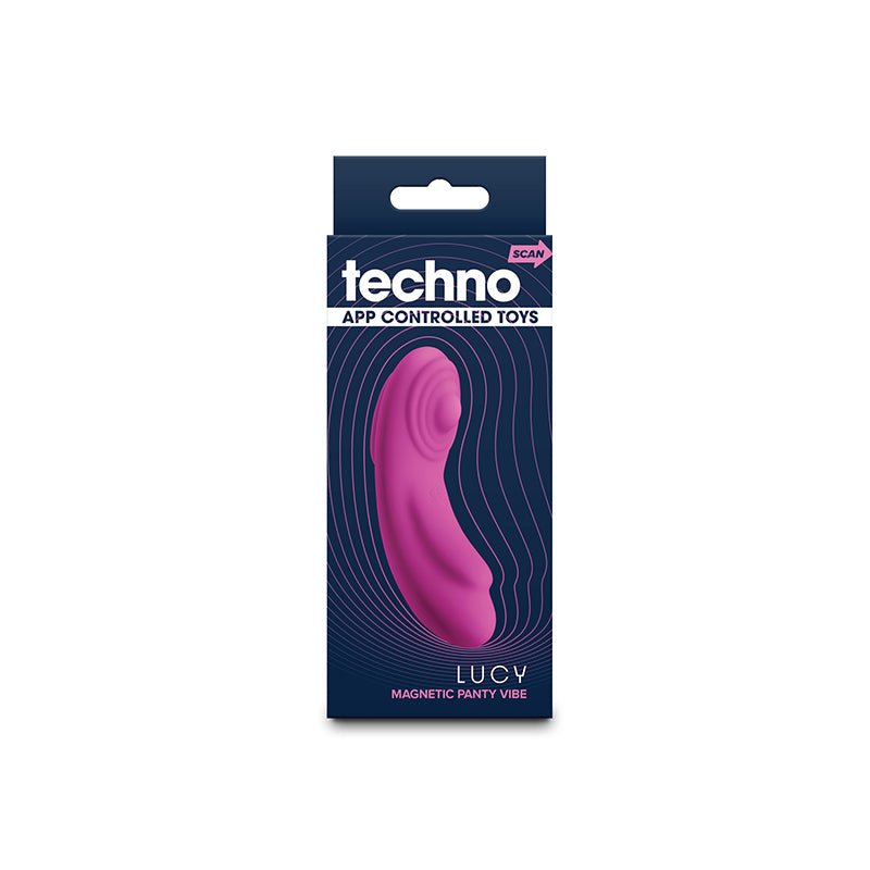 Techno - Lucy - Magenta - Magenta USB Rechargeable Panty Vibrator with App Control – Sex toys NZ by Naughtyhut. Discreet delivery nationwide.
