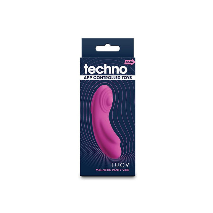 Techno - Lucy - Magenta - Magenta USB Rechargeable Panty Vibrator with App Control – Sex toys NZ by Naughtyhut. Discreet delivery nationwide.