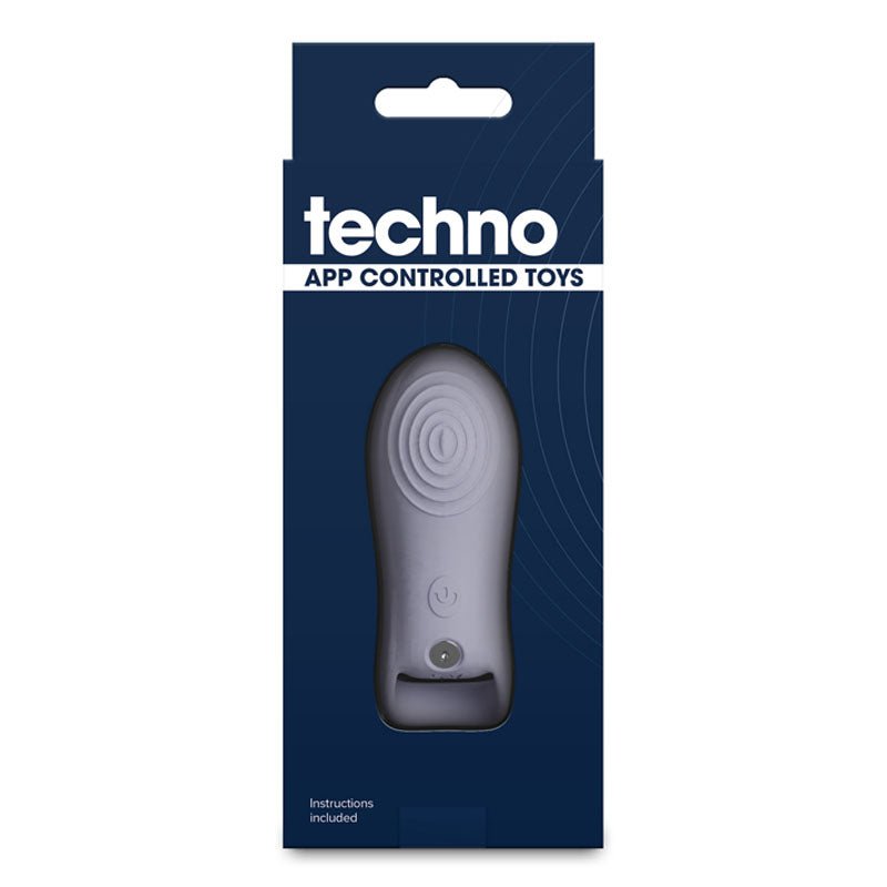 Techno - Molly - Grey USB Rechargeable Finger Stimulator with App Control – Sex toys NZ by Naughtyhut. Discreet delivery nationwide.