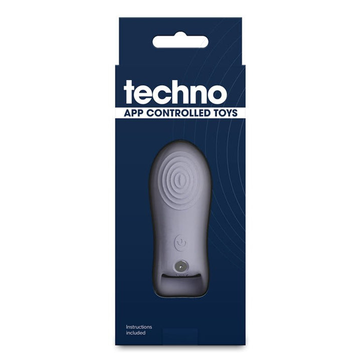 Techno - Molly - Grey USB Rechargeable Finger Stimulator with App Control – Sex toys NZ by Naughtyhut. Discreet delivery nationwide.