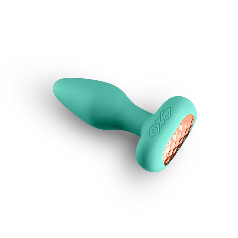 Techno - Prism - Teal 10.9 cm USB Rechargeable Butt Plug with App Control – Sex toys NZ by Naughtyhut. Discreet delivery nationwide.