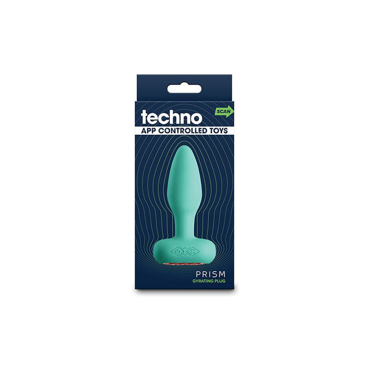 Techno - Prism - Teal 10.9 cm USB Rechargeable Butt Plug with App Control – Sex toys NZ by Naughtyhut. Discreet delivery nationwide.
