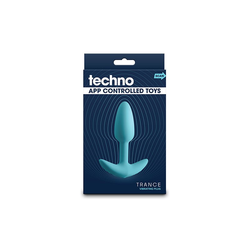 Techno - Trance - Blue 10.9 cm USB Rechargeable Butt Plug with App Control – Sex toys NZ by Naughtyhut. Discreet delivery nationwide.